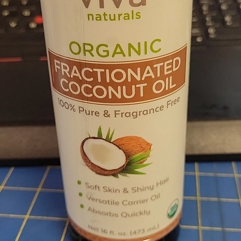 Organic Fractionated Coconut Oil 473ml